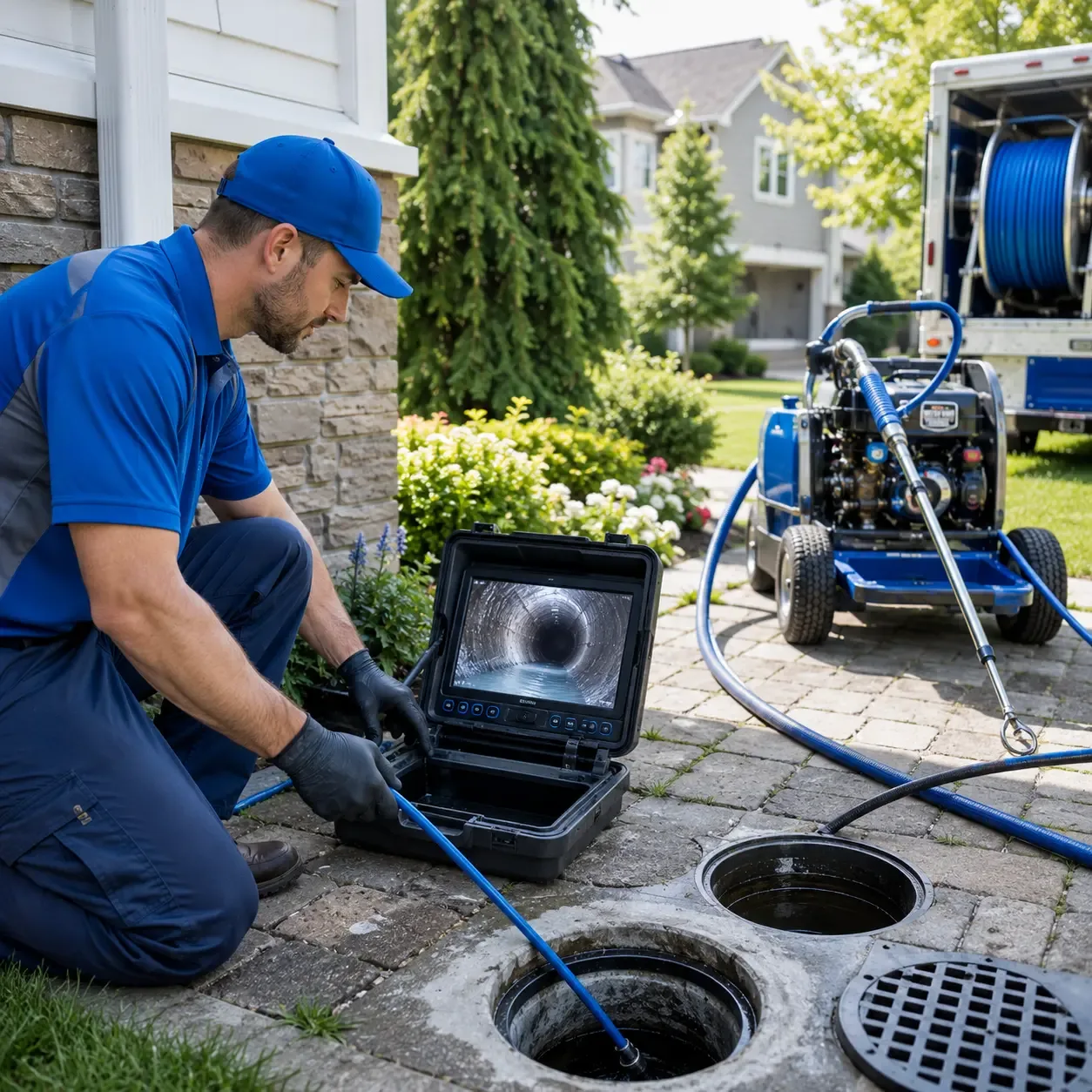 Outdoor drain cleaning professionals serving Clinton, PA